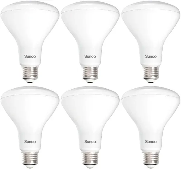 Sunco 16 Pack BR30 LED Bulbs, Indoor Flood Lights CRI93 11W Equivalent 65W 2700K Soft White 850 Lumens, E26 Base, 25000 Lifetime Hours Interior Home Dimmable Recessed Can Light Bulbs - UL