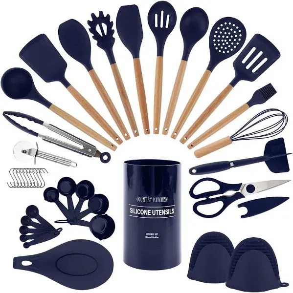 Country Kitchen Cooking Utensils Set 40 Pcs