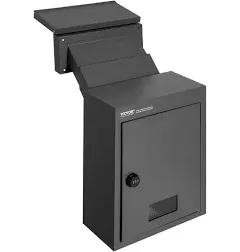 VEVOR Through The Door Key Drop Box, Heavy Duty Steel Through the Door Mailbox w