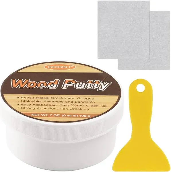 SEISSO Wood Putty Wood Filler Paintable Wood Furniture Repair Kit