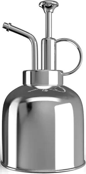 Plant Mister Spray Bottle Stainless Steel Watering Can for Indoor Plants Succulent Bonsai Garden Houseplant Spritzer Modern Garden Tools 10oz/300ml (Silver)