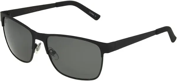 Dockers Men's Colton Sunglasses Polarized Navigator, Black, 57mm