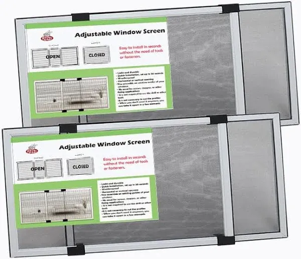 FLYzzz Expandable Window Screens