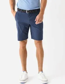 Peter Millar Shackleford Performance Hybrid Men's Golf Shorts - Blue, Size: 42