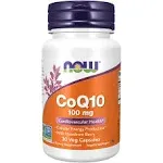 Now Foods, CoQ10, 100 mg, 30 Cápsulas vegetales