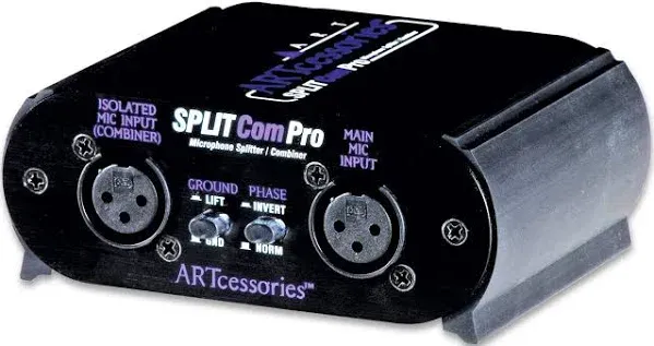 ART Splitcom Pro Microphone Splitter/Combiner SPLITCOMPRO