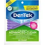 DenTek Slim Brush Interdental Cleansers, Extra Tight, Mouthwash Blast 32 ea