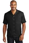 Port Authority S535 Easy Care Camp Shirt - Black - L