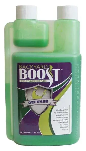 Backyard Boost Defense for Poultry, Multivitamin for Chickens, Restores Exp 1/26