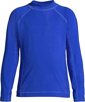 Lands' End Boys Long Sleeve UPF 50 Sun Protection Rash Guard