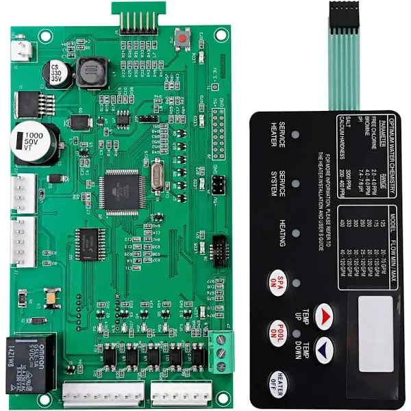 For.Pentair`Ma<wbr/>sterTemp NA/LP Control`Board Kit´w/ 472610Z Switch Pad 42002-0007S