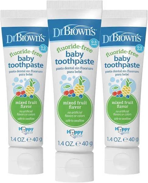 Dr. Brown's Baby Toothpaste Strawberry Flavor