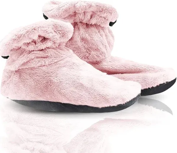 Brookstone Thera-Spa Foot Warmer Fur Booties