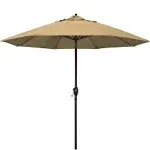 California Umbrella 9' Casa Series Patio Umbrella Sunbrella Beige Fabric