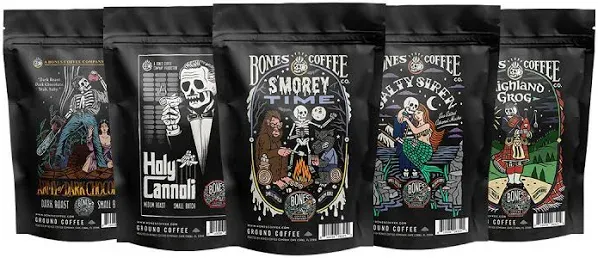 Bones Coffee Company New World Tour Sample Pack