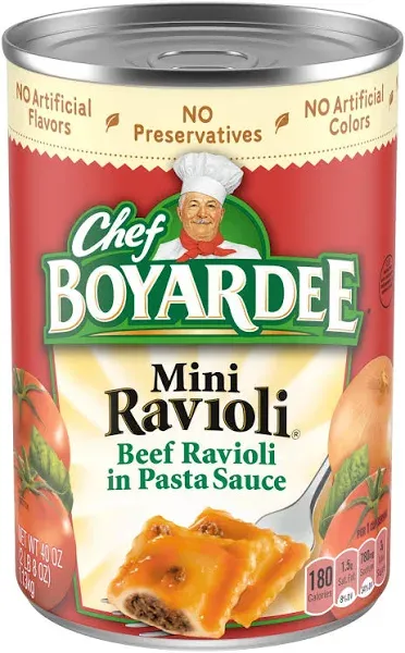 Chef Boyardee Beef Mini Ravioli