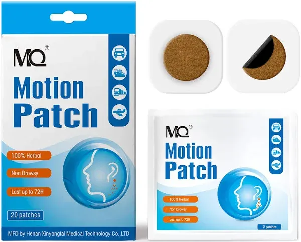 MQ Motion Sickness Patch 20 Count