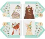 Papyrus Blank Cards with Envelopes, Woodland Animals (20-Count)