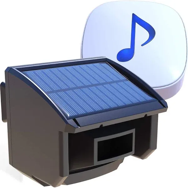 Wireless Driveway Alarm - Solar Powered - 1/4 Mile Range - DIY Security System