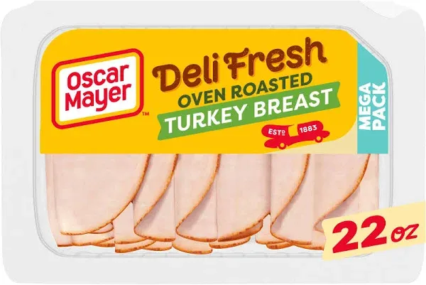 Oscar Mayer Deli Fresh Turkey Breast, Smoked, Family Size - 16 oz