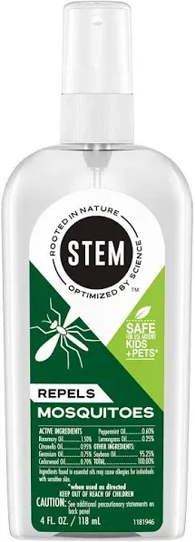 Stem Repels Mosquitoes Mosquito Repellent Spray with Botanical Extracts