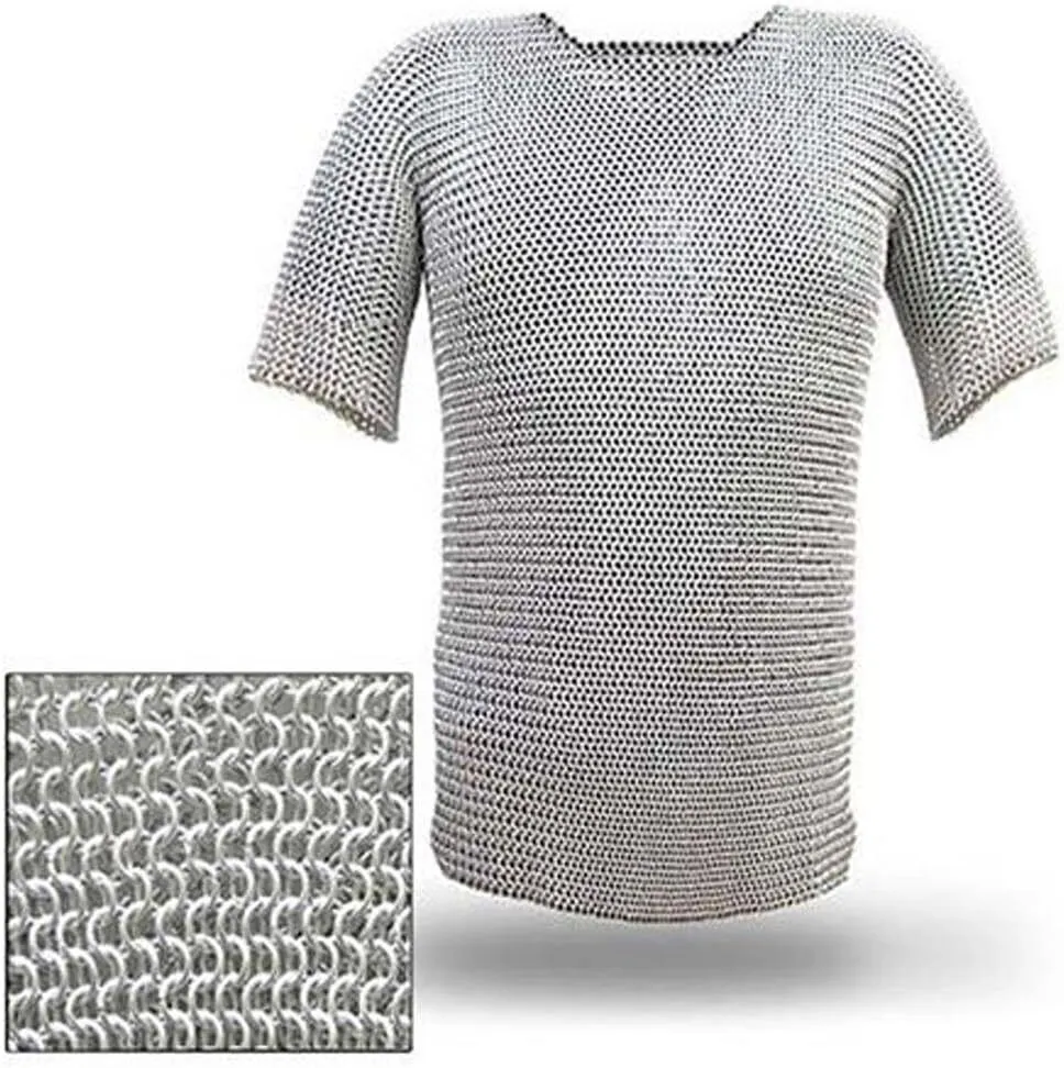 Medieval Depot Haubergeon Chain Mail Replica Armor Long Shirt