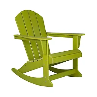 Westin Furniture Outdoor All-Weather Hdpe Rocking Adirondack Chair