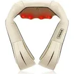 Nekteck Shiatsu Deep Kneading Massage Pillow with Heat Car/Office Chair Massager