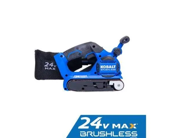 Kobalt KBS 124B-03 24V Max Brushless Cordless Variable Belt Sander