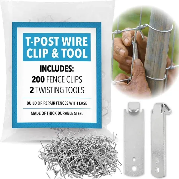 Impresa T Post Wire Fence Clips