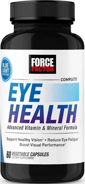 Force Factor Complete Eye Health Vision Fatigue Visual Performance Exp 5/26