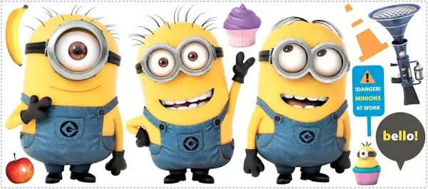 Despicable Me 2 Giant Peel and Stick Giant Wall Decals by RoomMates, RMK2081G...