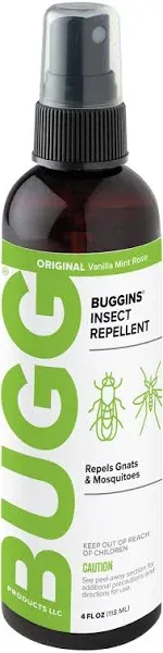 BUGGINS Natural Insect Repellent 4 oz