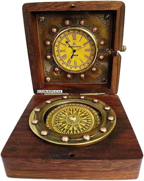 OCEAN REplicas Authentic Clock Compass