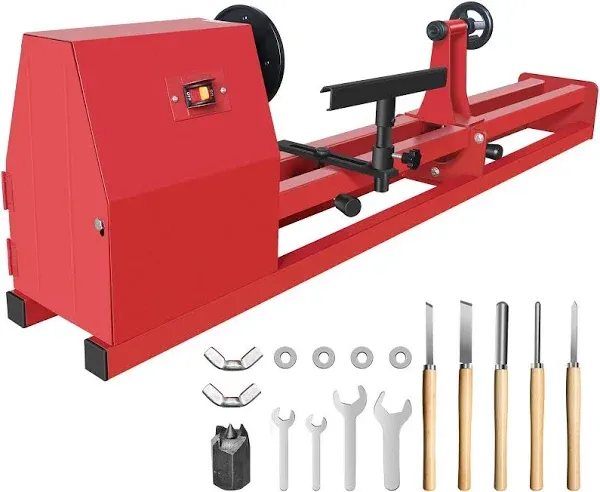 Upgraded Wood Lathe 14&#034; x 40&#034;, Power Wood Turning Lathe Adjustable 4 Speed 81...