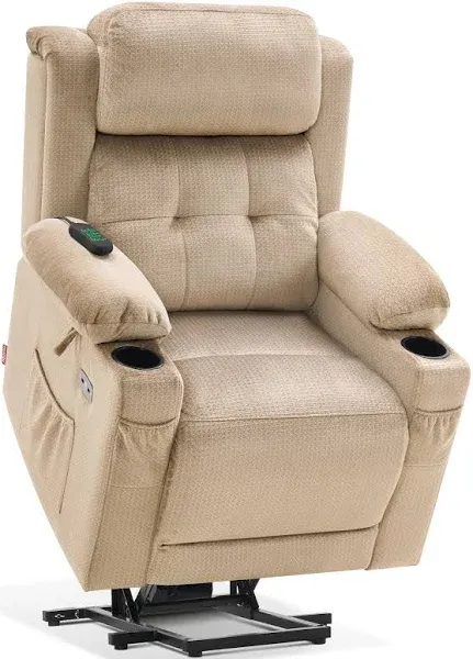 MCombo Dual Motor Power Lift Recliner Chair with Massage and Heat Elderly People