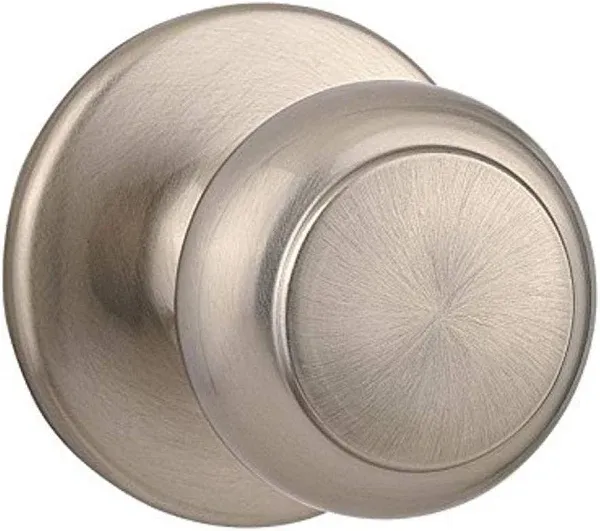 Kwikset Cove Hall/Closet Knob in Satin Nickel