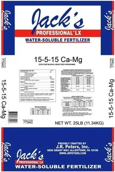 Jack's Professional 15-5-15 +CaMg LX Fertilizer