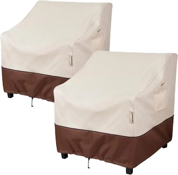 Patio Chair Covers Heavy Duty Outdoor Furniture Covers Waterproof Fits up to 25.5" W x 32.5" D x 34" H