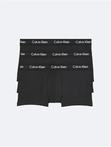 Calvin Klein Cotton Stretch Wicking 3 Pack Low Rise Trunk NB2614