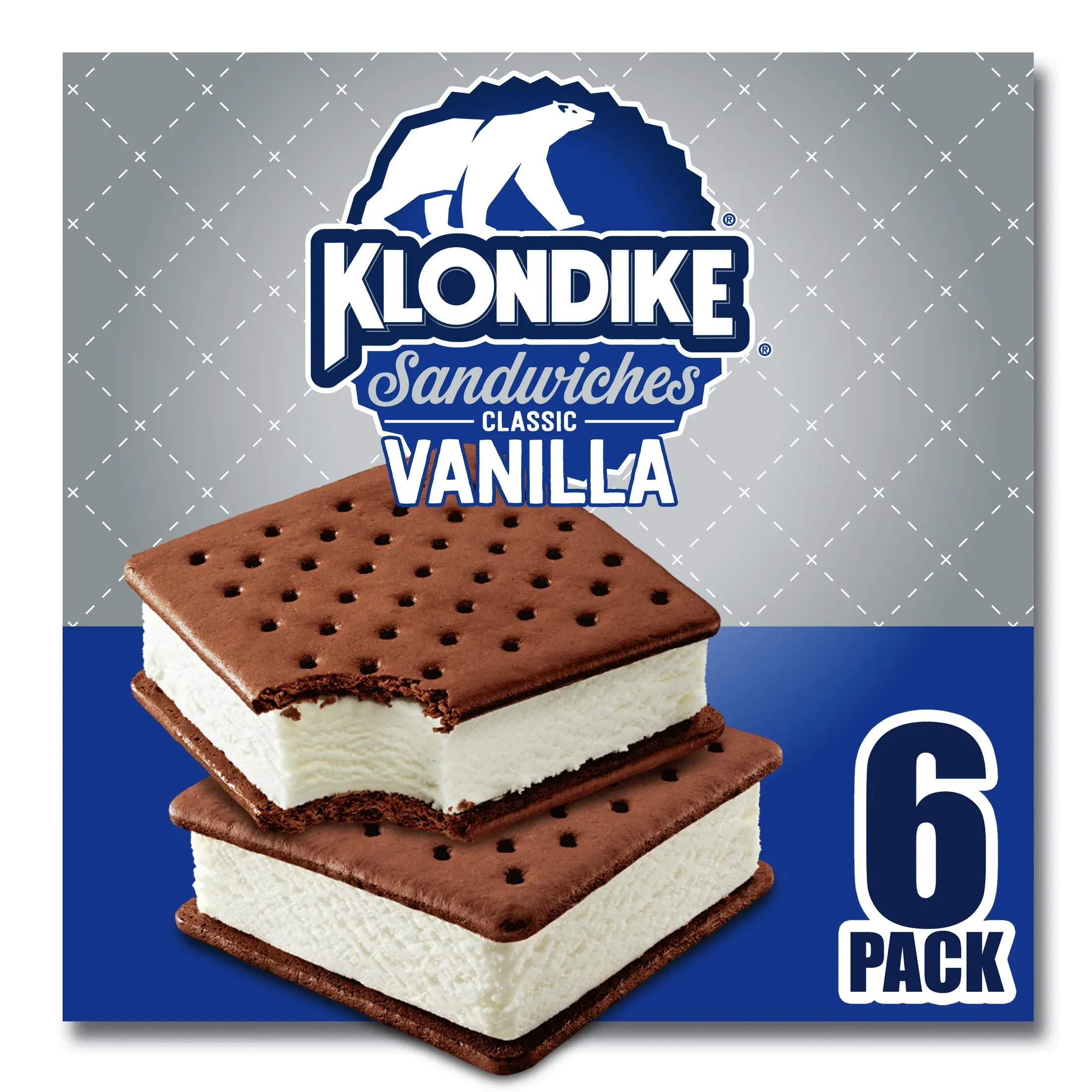 Klondike Classic Vanilla Ice Cream Sandwiches