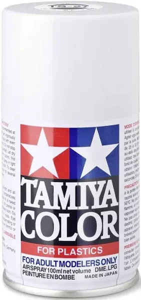 Tamiya Spray Lacquer TS-27 Matte White - 100ml Spray Can 85027