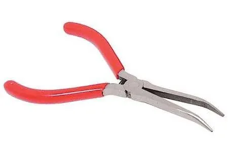 K Tool International Bent End Needle Nose Pliers