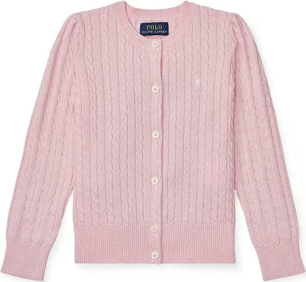 Polo Ralph Lauren Kids Girl's Cable Knit Cotton Cardigan (Little Kids/Big Kids)