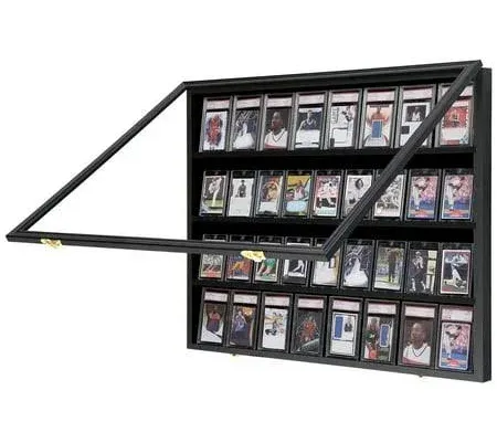 36 Graded Sports Baseball Card Display Case