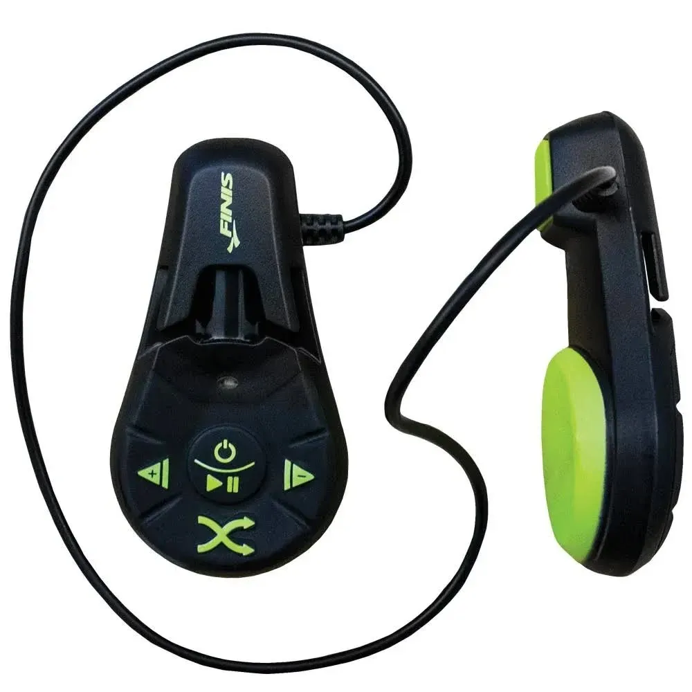 FINIS Duo Underwater MP3 Player - Black/Acid Green