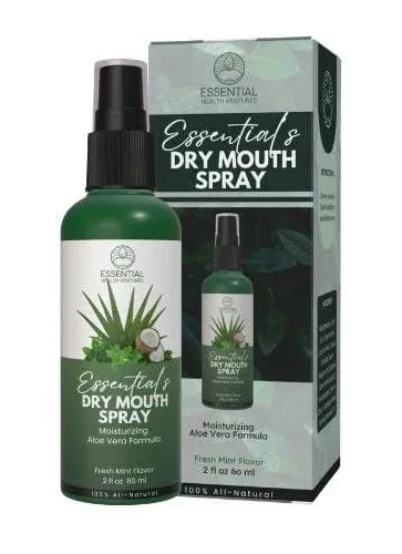 Dry Mouth Spray (2-Pack) - Moisturizing Aloe Vera Formula, Fresh Mint Flavor - Promotes Saliva Production & Soothes Dry Mouth - 2 fl. oz.