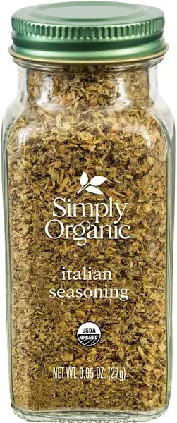 Simply Organic Italian Seasoning, 0.95 oz, 6 Pack