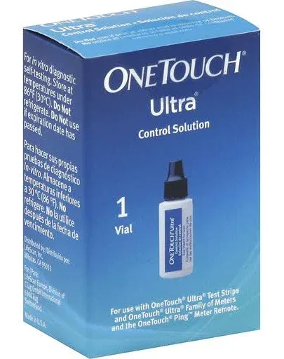 Lifescan 2 Vials Onetouch Ultra Control Solution