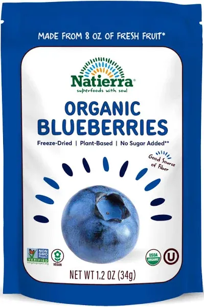 NATIERRA Organic Freeze Dried Blueberries